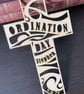 Personalised special occasion cross decoration - Image 3