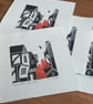 The Shambles Ghosts, York Linocut, Lino Print by Giuliana Lazzerini - Image 7