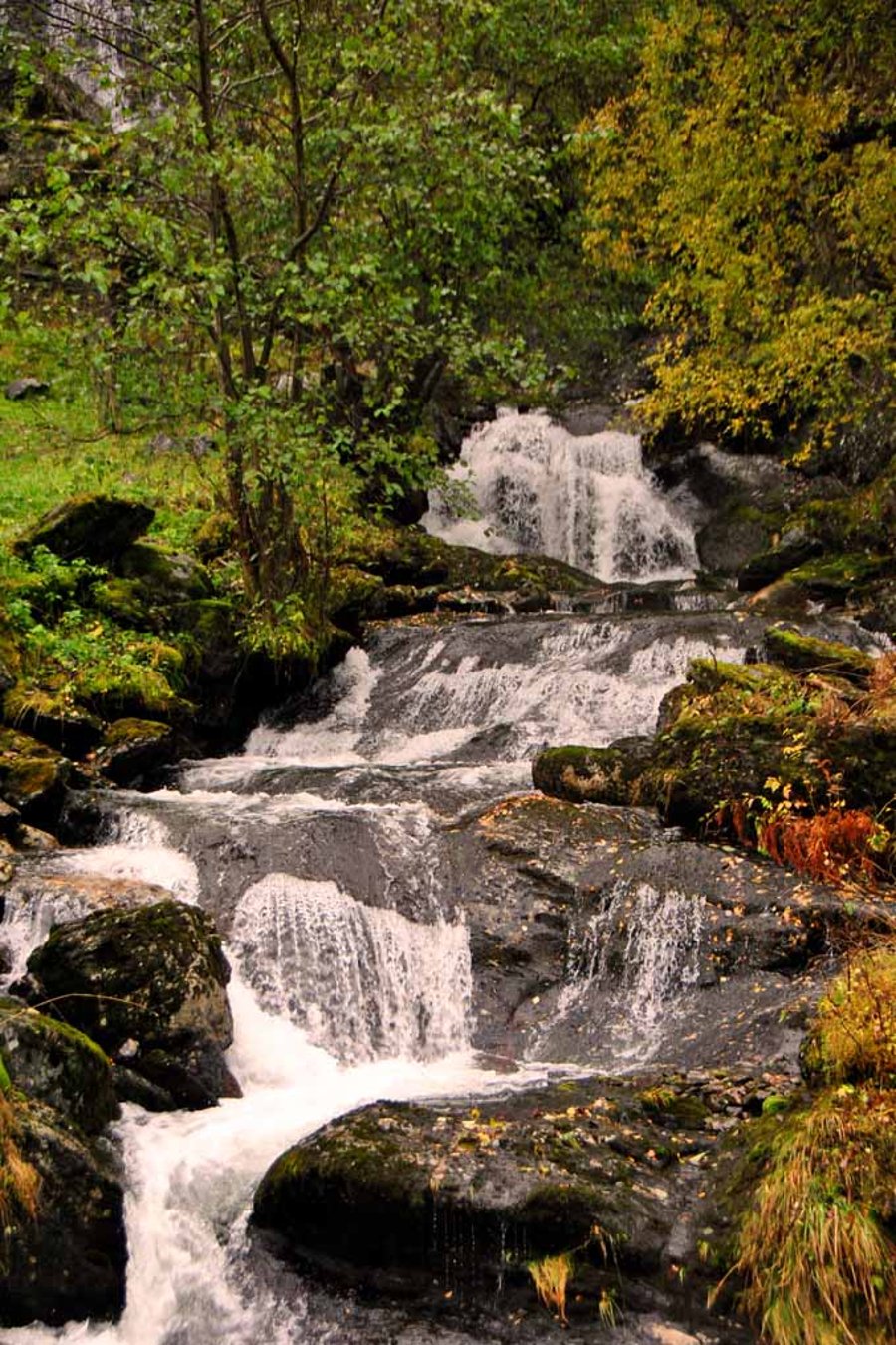 Waterfall Flamsdalen Valley Flam Norway Photograph Print