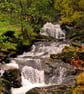 Waterfall Flamsdalen Valley Flam Norway Photograph Print
