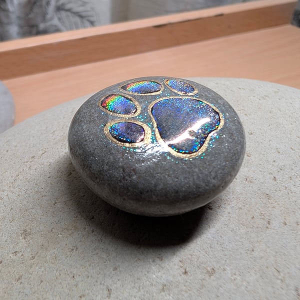 Paw Print Stone