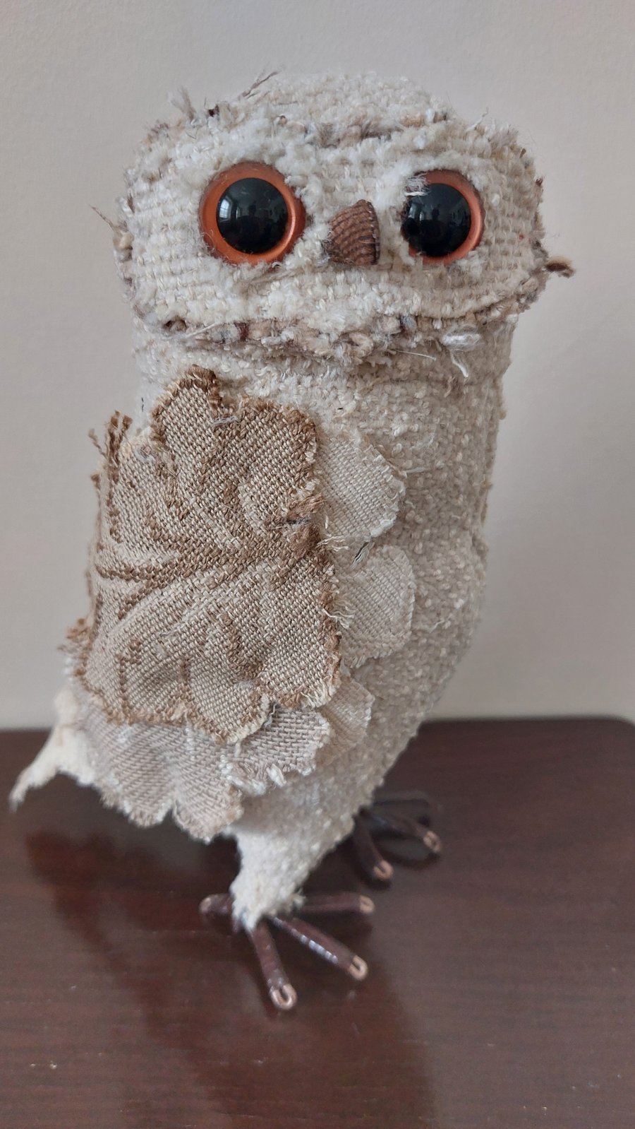 Owl soft sculpture ornament decoration 