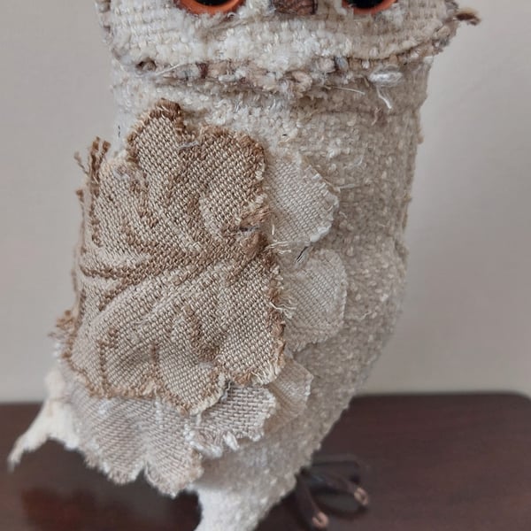 Owl soft sculpture ornament decoration 