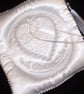 Traditional Wedding Rings Pillow for Your Young Ring-bearer or Pageboy to Carry.