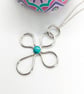 Turquoise cross necklace sterling silver hallmarked - Image 5