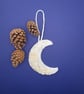 Bead embroidery Crescent moon decoration  - Image 9