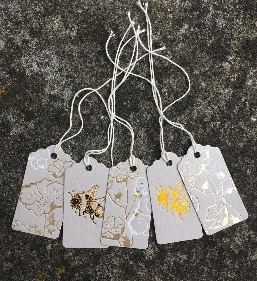 Bee and Blossom Gift Tags 
