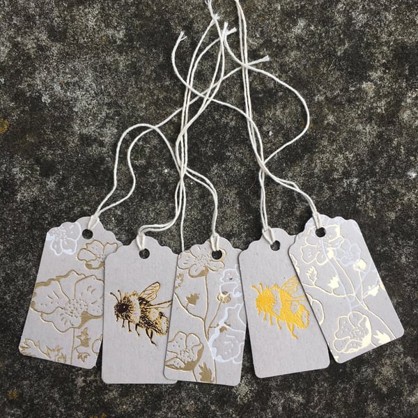 Bee and Blossom Gift Tags 
