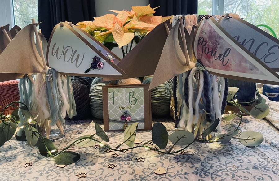 Handmade Pennant Flag - Dancer Gift