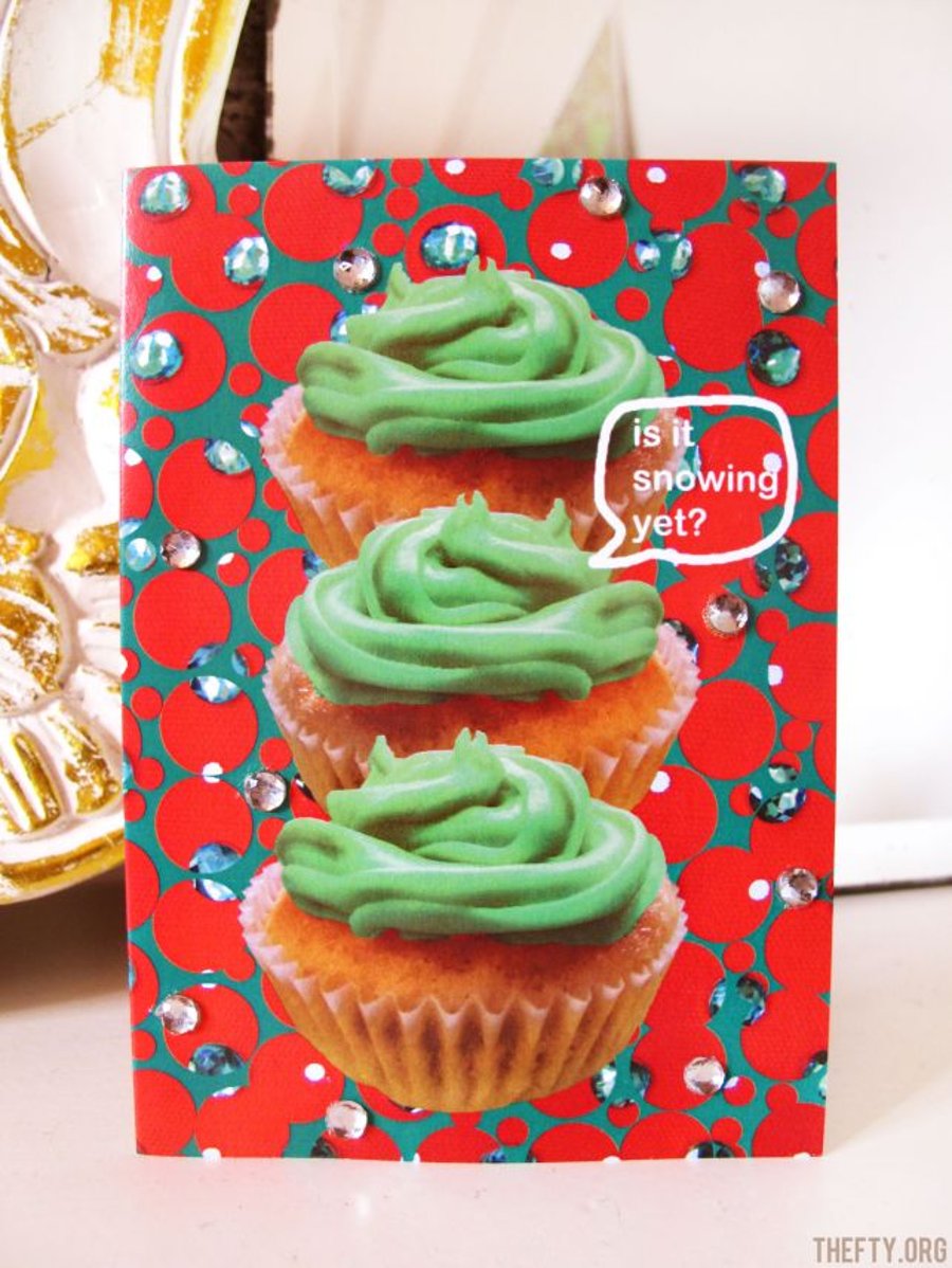 Christmas Cupcakes Card