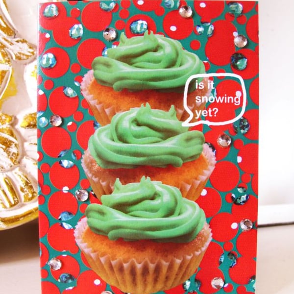 Christmas Cupcakes Card