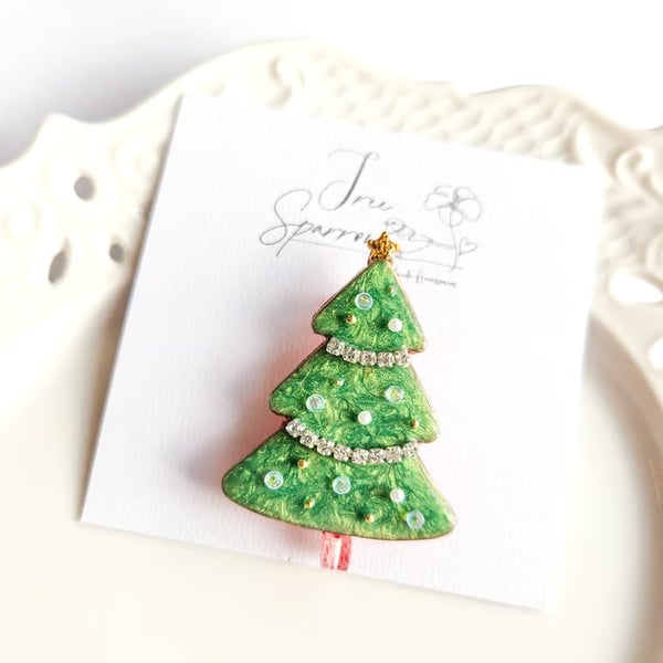 Christmas Tree Brooch