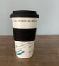 Swimmer Travel Mug - perfectly imperfect reusable coffee cup, wild swimming - Image 4