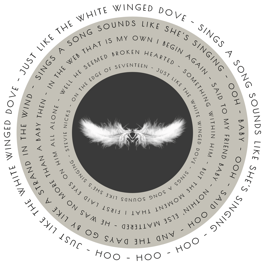 ON SALE - STEVIE NICKS - EDGE OF SEVENTEEN - GREETING CARD