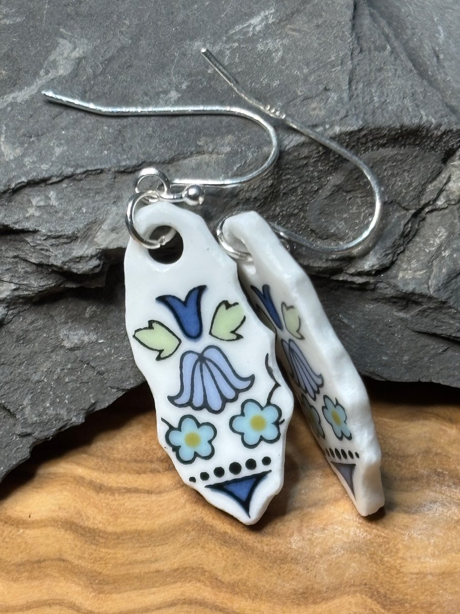 Handmade Earrings, Sterling Silver, Eco Gifts, Unique Jewellery.