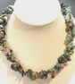 Fancy Jasper Gemstone Twisted Rope Necklace 18-20 inches - Image 8
