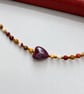 Handmade Natural Jasper Choker – Autumn Tone Gemstone Necklace - Image 3
