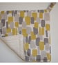 Pot Holder Potholder Grab Mat Kitchen Cookware Pad Saffron Mustard Yellow Grey - Image 3