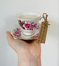 Warm Woods and Cashmere Tea Cup Candle with Saucer