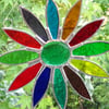 Stained Glass Daisy Suncatcher - Multi 