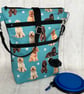 Dog walking bag, cross body, Labradoodles - Image 2