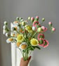 Hand Crocheted White Daisy Flowers Home Decor  Gift for Her