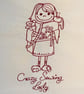 Machine-Embroidered Calico Tote bag for a Crafty ‘ Crazy Lady ‘ All my own work. - Image 4