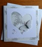 Blank Butterfly Card - Heart Aperture