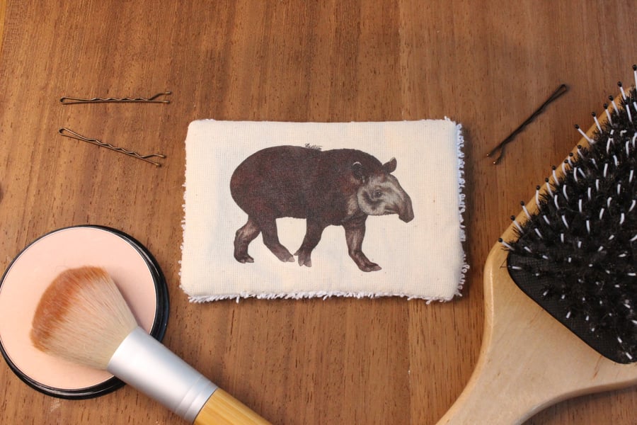 Tapir Washable & Reusable Eco Fabric Animal Face Wipe Gift Set
