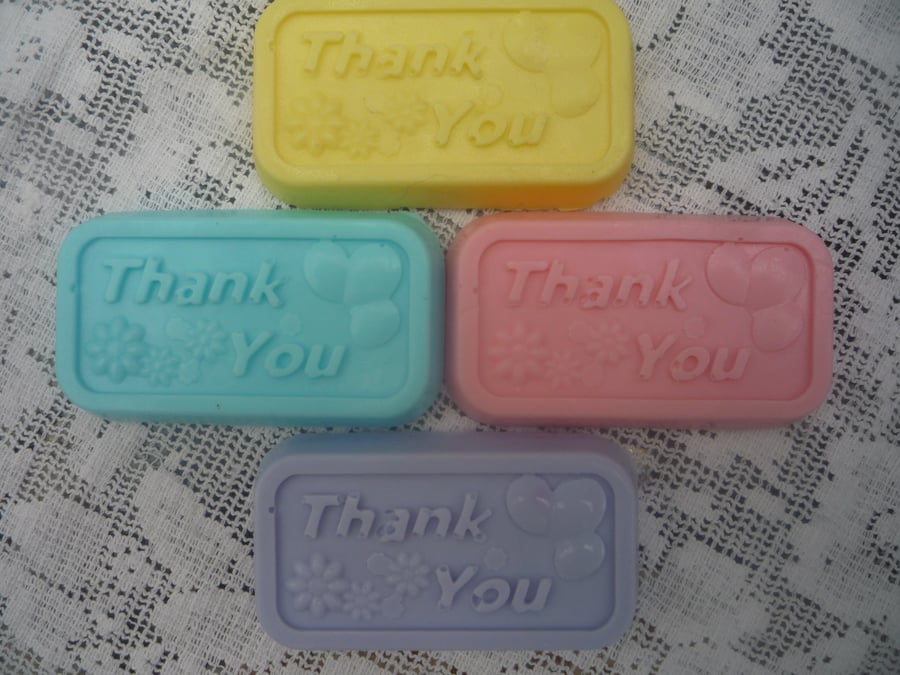 thankyou gift soaps x 2