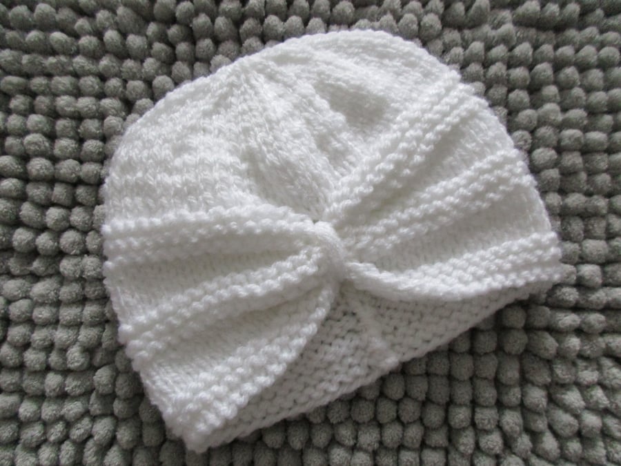 0-3 months Turban Style Hat