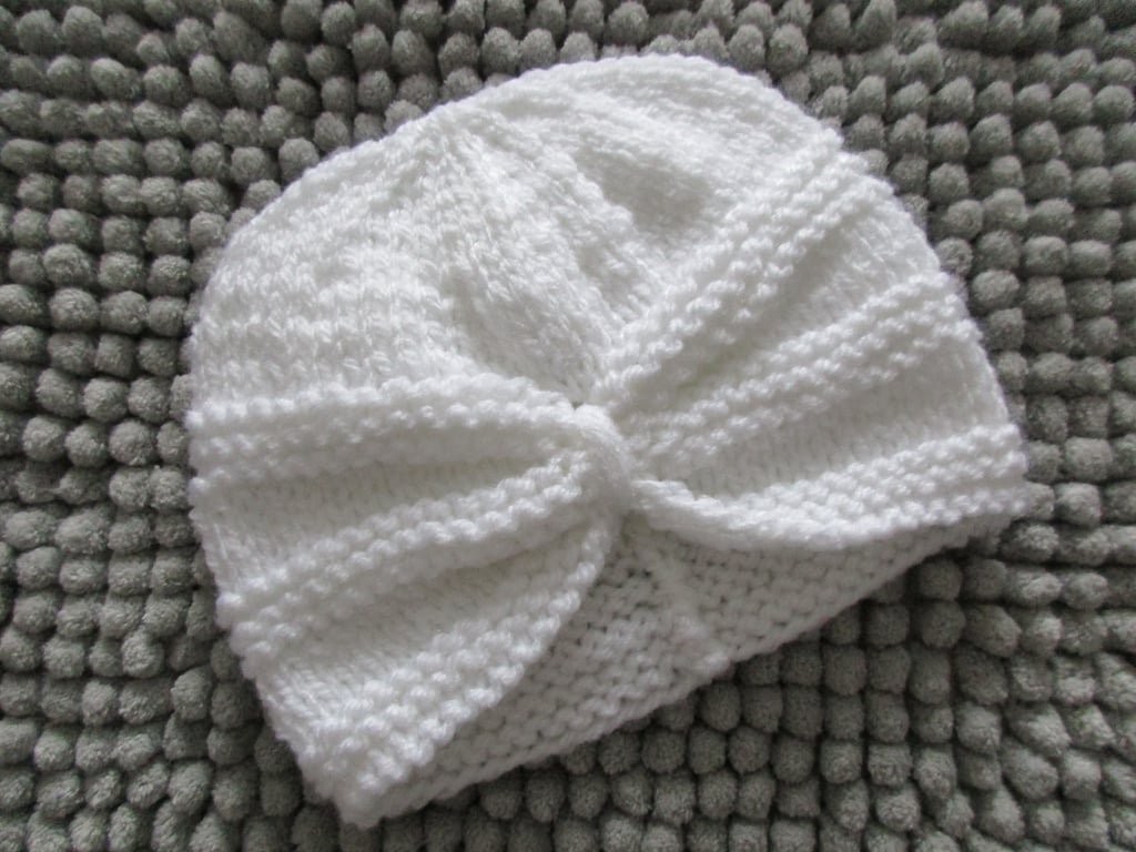 0-3 months Turban Style Hat