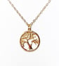 Tree of Life Necklace, 14kt Gold Filled Pendant