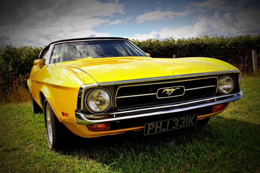 Ford Mustang Sports Car Photograph Print