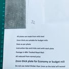 2mm thick Rolling Mill Texture Plates 