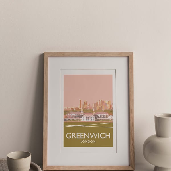 Greenwich, London Giclee Travel Print