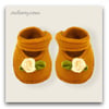 Reserved for Connor - Mustard Rosebud Shoes