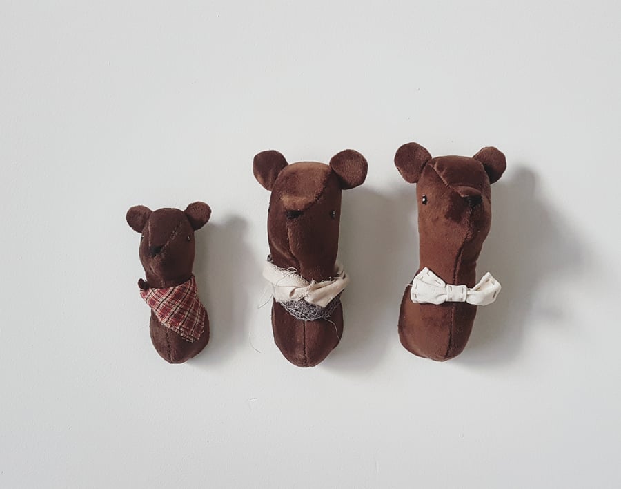Wall Hanging, Soft Sculpture, the Three Bears 