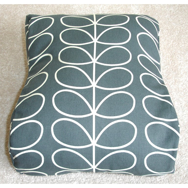 Tempur Pedic Original Travel Neck Pillow Cover Orthopaedic Grey Stem Leaf