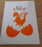 HAPPY BIRTHDAY DRAGON CARD. - Image 1