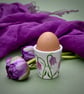 Snake’s Head Fritillary Egg Cup - Hand Painted - Image 5