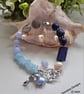 Designer Multigemstone Hand Made Chakra Designer Charm Bracelet  - Image 2