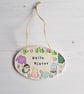 Hello Winter hanging plaque decoration - Image 6
