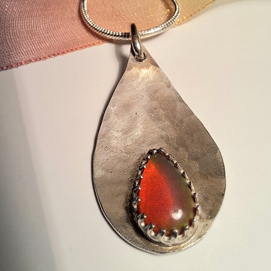 Aurora Opal Pendant