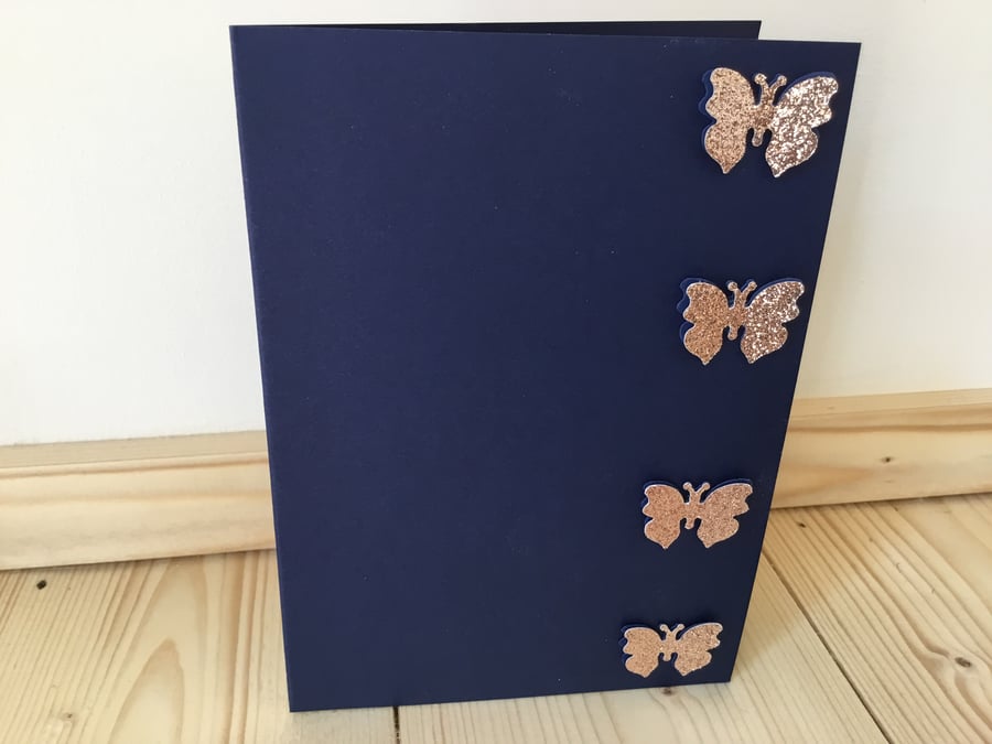 A pretty butterfly, any occasion card. CC250