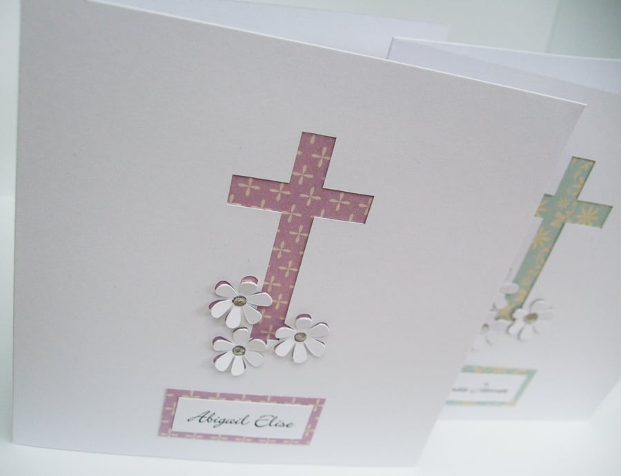 Christening Card - Baptism Card