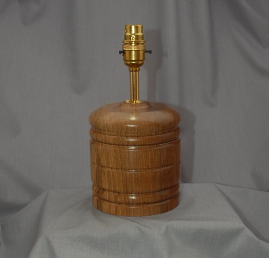 Wooden Lamp in English Walnut