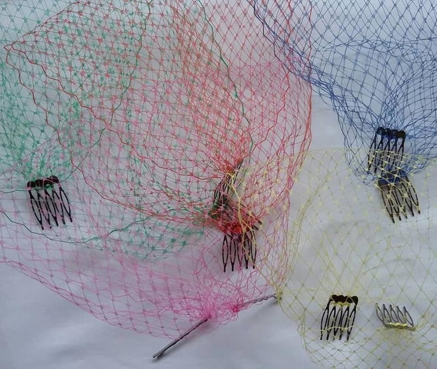 Classic Brides Bridal Wedding Veil Veils Bandeau Birdcage Style - Many Colours