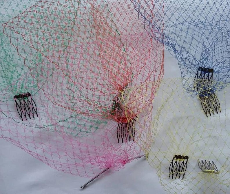 Classic Brides Bridal Wedding Veil Veils Bandeau Birdcage Style - Many Colours