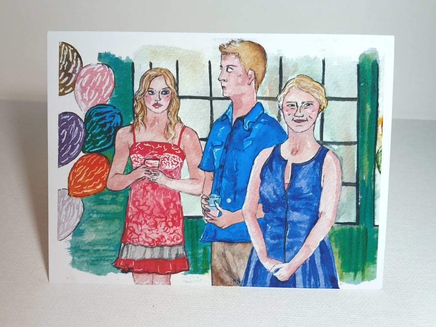 The Next Step S2 party Greetings card A6